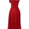 Sukienka bustier Carmen w kolorze czerwonej róży Sukienka bustier Carmen w kolorze czerwonej róży