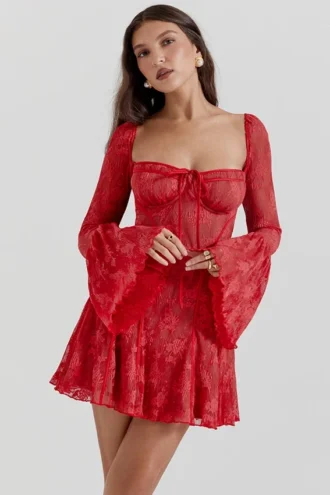 Sukienka gorsetowa Analissa Scarlet Sukienka gorsetowa Analissa Scarlet