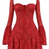 Sukienka gorsetowa Analissa Scarlet