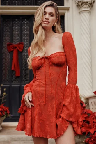 Sukienka gorsetowa Analissa Scarlet Sukienka gorsetowa Analissa Scarlet