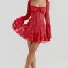 Sukienka gorsetowa Analissa Scarlet