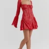 Sukienka gorsetowa Analissa Scarlet