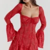 Sukienka gorsetowa Analissa Scarlet