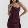 Sukienka gorsetowa bez ramiączek Loubella Mulberry Sukienka gorsetowa bez ramiączek Loubella Mulberry