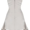 Sukienka gorsetowa bez ramiączek z drapowaniem w kolorze Jasmine Oyster Sukienka gorsetowa bez ramiączek z drapowaniem w kolorze Jasmine Oyster