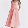 Sukienka gorsetowa Lolita w kolorze morelowym w wersji Sukienki Letnie
