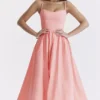 Sukienka gorsetowa Lolita w kolorze morelowym w wersji Sukienki Letnie