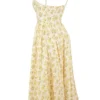 Sukienka gorsetowa Lolita z bawełny w vintage’owy kwiatowy wzór Sukienki Letnie Sukienka gorsetowa Lolita z bawełny w vintage’owy kwiatowy wzór Sukienki Letnie