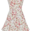 Sukienka gorsetowa z drapowaniem w kwiatowy wzór Jasmine Rose