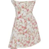 Sukienka gorsetowa z drapowaniem w kwiatowy wzór Jasmine Rose