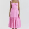 Sukienka Letnia Elia w kolorze French Pink Sukienka Letnia Elia w kolorze French Pink
