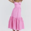 Sukienka Letnia Elia w kolorze French Pink Sukienka Letnia Elia w kolorze French Pink