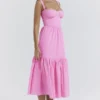 Sukienka Letnia Elia w kolorze French Pink Sukienka Letnia Elia w kolorze French Pink