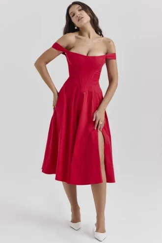 Sukienka letnia Saira Scarlet