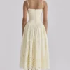 Sukienka letnia Ysabella Lemon z koronką na zamówienie + broderie anglaise Sukienka letnia Ysabella Lemon z koronką na zamówienie + broderie anglaise
