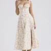 Sukienka letnia z bawełny z nadrukiem Carmen Ivory Meadow Sukienka letnia z bawełny z nadrukiem Carmen Ivory Meadow