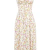 Sukienka letnia z bawełny z nadrukiem Carmen Ivory Meadow Sukienka letnia z bawełny z nadrukiem Carmen Ivory Meadow