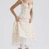 Sukienka Letnia z bawełny z nadrukiem Rosalee Ivory Meadow Sukienka Letnia z bawełny z nadrukiem Rosalee Ivory Meadow