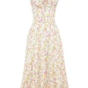 Sukienka Letnia z bawełny z nadrukiem Rosalee Ivory Meadow Sukienka Letnia z bawełny z nadrukiem Rosalee Ivory Meadow