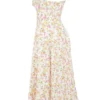 Sukienka Letnia z bawełny z nadrukiem Rosalee Ivory Meadow Sukienka Letnia z bawełny z nadrukiem Rosalee Ivory Meadow
