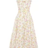 Sukienka Letnia z bawełny z nadrukiem Rosalee Ivory Meadow Sukienka Letnia z bawełny z nadrukiem Rosalee Ivory Meadow