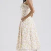 Sukienka Letnia z bawełny z nadrukiem Rosalee Ivory Meadow Sukienka Letnia z bawełny z nadrukiem Rosalee Ivory Meadow