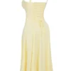 Sukienka Letnia z gorsetem Carmen w kolorze Buttercup Sukienka Letnia z gorsetem Carmen w kolorze Buttercup