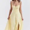Sukienka Letnia z gorsetem Carmen w kolorze Buttercup Sukienka Letnia z gorsetem Carmen w kolorze Buttercup