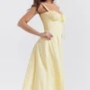 Sukienka Letnia z gorsetem Carmen w kolorze Buttercup Sukienka Letnia z gorsetem Carmen w kolorze Buttercup