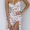 Sukienka letnia z gorsetem w kwiatowy wzór Charlotte Rose Sukienka letnia z gorsetem w kwiatowy wzór Charlotte Rose