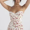 Sukienka letnia z gorsetem w kwiatowy wzór Charlotte Rose Sukienka letnia z gorsetem w kwiatowy wzór Charlotte Rose