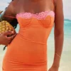 Sukienka maxi Aiza w kolorze pomarańczowym Sukienka maxi Aiza w kolorze pomarańczowym