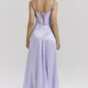 Sukienka maxi Anabella Orchid z wiązaniem Sukienka maxi Anabella Orchid z wiązaniem