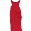 Sukienka maxi Ariela Cherry Ruffle Sukienka maxi Ariela Cherry Ruffle