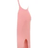 Sukienka maxi Camelia w kolorze morelowym z głębokim dekoltem Sukienka maxi Camelia w kolorze morelowym z głębokim dekoltem