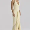 Sukienka maxi Carmine Lemon Mesh Silhouette Sukienka maxi Carmine Lemon Mesh Silhouette