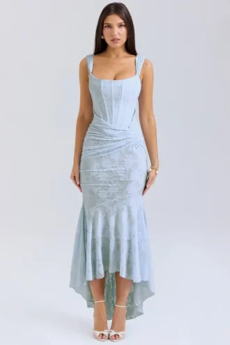 Sukienka maxi Cesca Bluebell w kwiaty