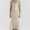 Sukienka maxi Cesca Vintage w kremowe kwiaty Sukienka maxi Cesca Vintage w kremowe kwiaty