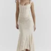 Sukienka maxi Cesca Vintage w kremowe kwiaty Sukienka maxi Cesca Vintage w kremowe kwiaty