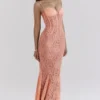 Sukienka maxi Cordelia Sorbet z koronkowymi wstawkami Sukienka maxi Cordelia Sorbet z koronkowymi wstawkami