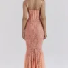 Sukienka maxi Cordelia Sorbet z koronkowymi wstawkami Sukienka maxi Cordelia Sorbet z koronkowymi wstawkami