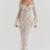Sukienka maxi Delilah Vintage w kremowej koronce Sukienka maxi Delilah Vintage w kremowej koronce