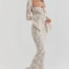 Sukienka maxi Delilah Vintage w kremowej koronce Sukienka maxi Delilah Vintage w kremowej koronce