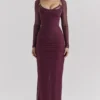 Sukienka maxi Katarina w kolorze wina Sukienka maxi Katarina w kolorze wina