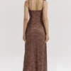 Sukienka maxi Lucianna Espresso Lace Sukienka maxi Lucianna Espresso Lace