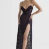 Sukienka maxi Malia Night Shade z koronką Sukienka maxi Malia Night Shade z koronką