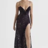 Sukienka maxi Malia Night Shade z koronką Sukienka maxi Malia Night Shade z koronką