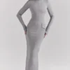 Sukienka maxi Marie-Louise w kolorze jasnoszarym Sukienka maxi Marie-Louise w kolorze jasnoszarym