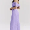 Sukienka maxi Micah Orchid Ladder Knit Sukienka maxi Micah Orchid Ladder Knit