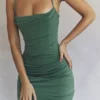 Sukienka maxi Milena Forest Gorsety Sukienka maxi Milena Forest Gorsety